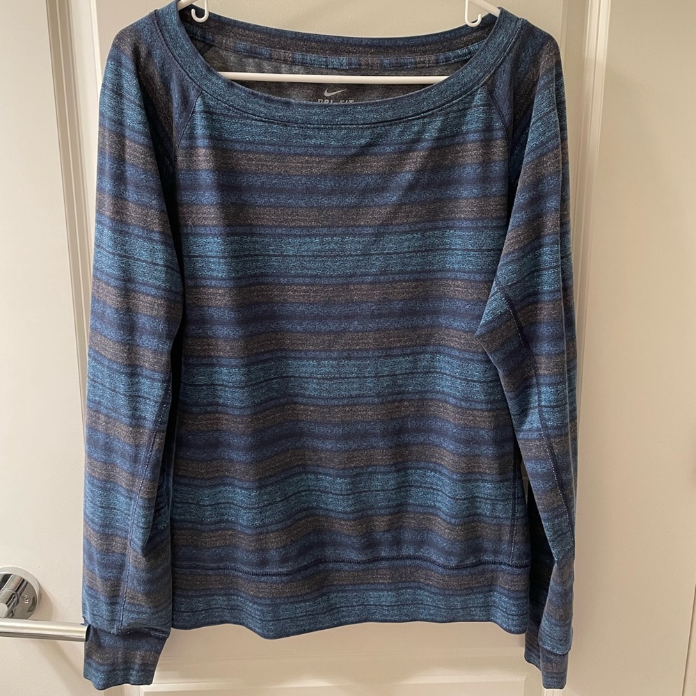 Nike dry fit womens off the shoulder top